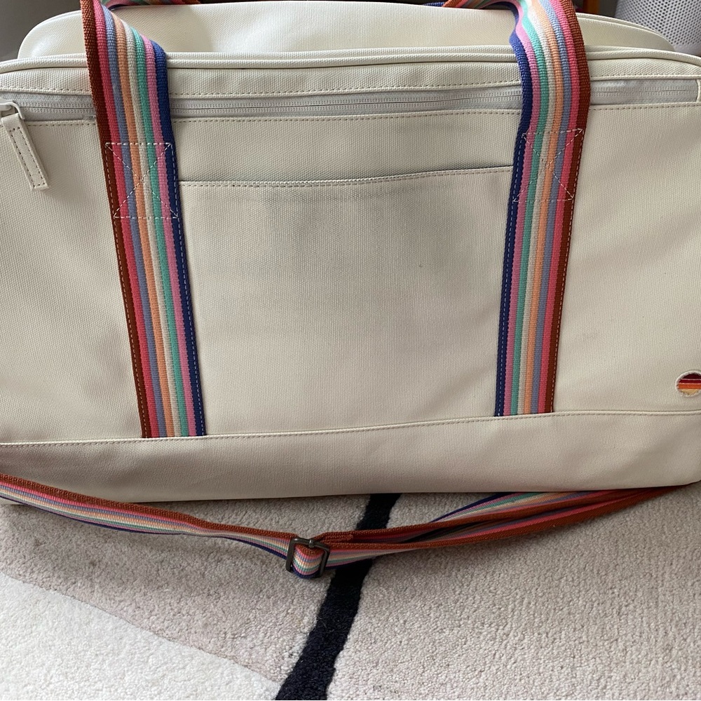 Marine Layer Weekender in Natural-Bold Multi Stripe